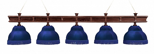 Светильник Президент III синий 5 плафонов