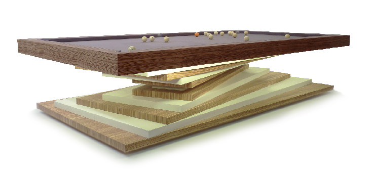 Бильярдный стол Ziggurat 8 футов Wood